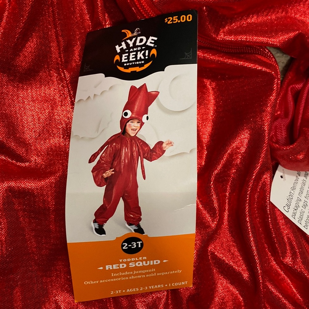 Toddler Squid Costume